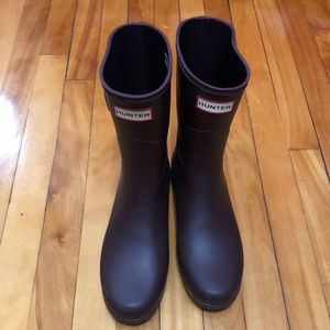 Hunter Rain Boots Shorter Version Size US 9